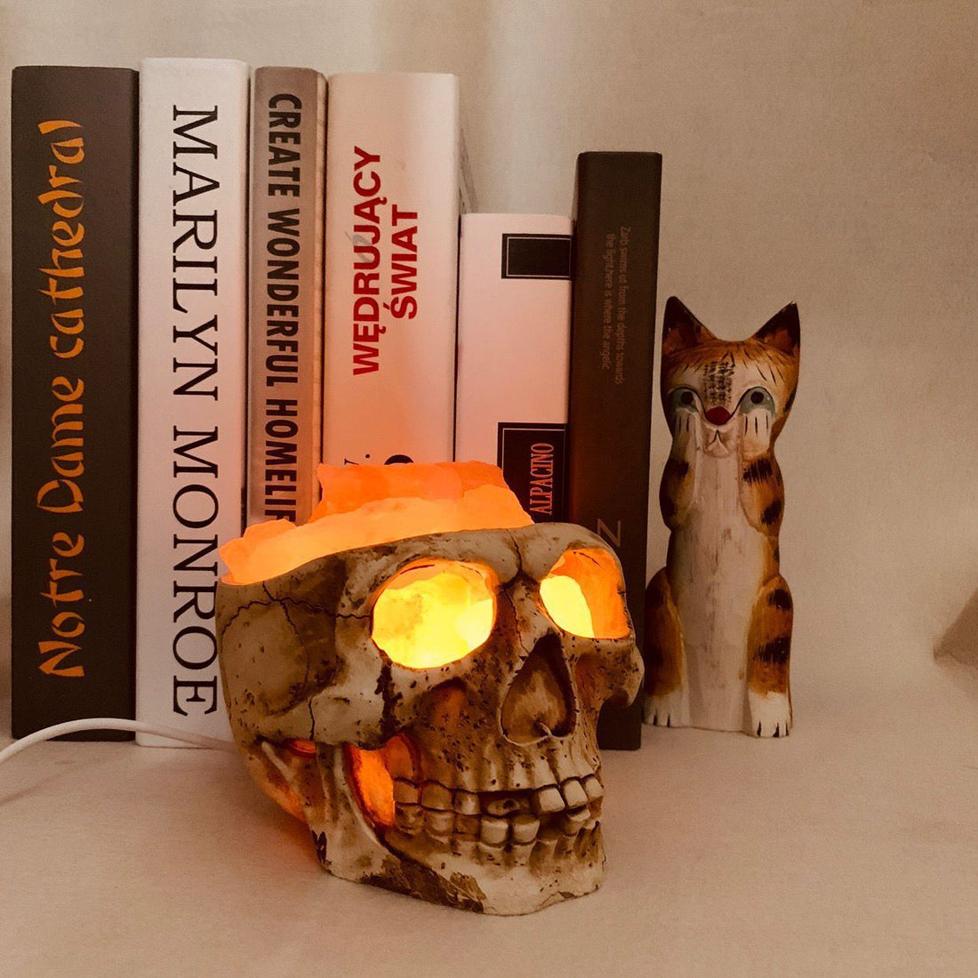 Crystal Skull Lamp